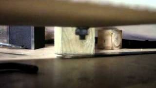 Glass lathe  spindle and driveshaft running [upl. by Zimmermann]