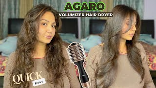 Agaro Volumizer Quick Review  How to Blow dry  Worth Purchasing Or Not [upl. by Nhoj301]