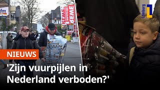 Vuurwerktoeristen uit Nederland kopen massaal hun knallers in Duitsland  1Limburg [upl. by Oirom186]