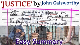 Justice ⚖️ by John Galsworthy summary nhn bapart2 2023 tmbu justice johngalsworthy easy [upl. by Fischer336]