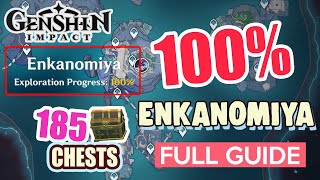 How to Enkanomiya 100 FULL Exploration ⭐ ALL CHESTS GUIDE 【 Genshin Impact 】 [upl. by Callery444]