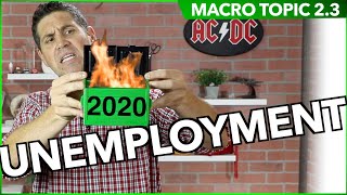 Unemployment Macro Topic 23 [upl. by Ophelia]