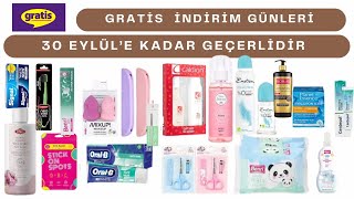 30 EYLÜLE KADAR GRATİS İNDİRİM GÜNLERİ [upl. by Assiral176]