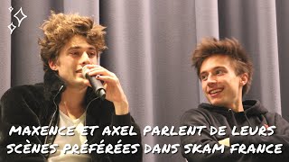 Maxence et Axel reviennent sur leurs scènes préférées dans SKAM France [upl. by Eednam]