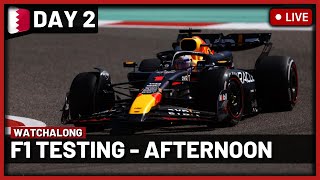 F1 Live 2024 Bahrain PreSeason Testing Day 2 Watchalong  Live Timings  Commentary [upl. by Anihsat]