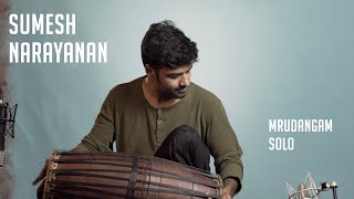 Sumesh Narayanan  Mrudangam Solo  MadRasana Unplugged [upl. by Akiwak]