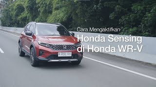 Intip Cara Mengaktifkan Honda SENSING di Honda WRV Yuk [upl. by Etteloiv]