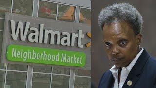 Lightfoot city leaders blast Walmart for closing South Side stores [upl. by Airemahs]