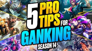 5 GANKING Fundamentals ALL Junglers Must Have Ultimate Ganking Guide For Season 14 [upl. by Fidelio487]