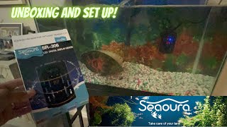 SEAOURA Aquarium HeaterFish Tank Heater with LED Temperature Display 200W Unboxing and Set Up [upl. by Atteuqahc640]