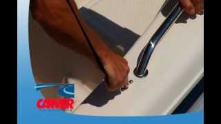 Carver Industries How to install a Bimini Top [upl. by Ilohcin]