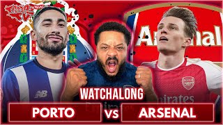 Porto 10 Arsenal  Uefa Champions League  Watchalong WTroopz [upl. by Nilek959]