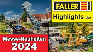 Highlights und Preise der FALLER MesseNeuheiten 2024 in Spur H0  N [upl. by Nevram448]