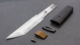 Knife Making  Wide Tanto [upl. by Blaire]