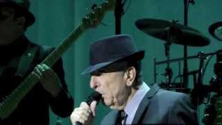 Leonard Cohen  Bird on the Wire London 15092013 [upl. by Kwok924]