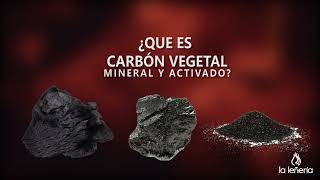 Sabías ¿cuál es la diferencia de carbón vegetal Mineral y activado [upl. by Rome608]