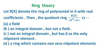 Gate 2022 Ring theory [upl. by Ayin958]