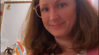 👩🏻‍🏫 ASMR primary school teacher roleplay paper sounds and tingly triggers for sleep study therapy [upl. by Yssenhguahs771]