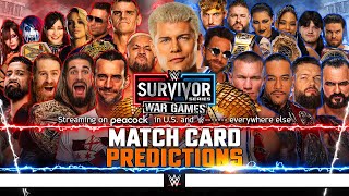 WWE Survivor Series 2023  Card Predictions [upl. by Laforge796]