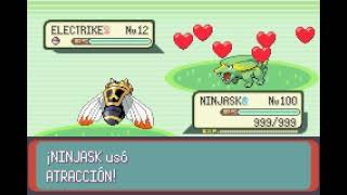 POKEMON EMERALD  NINJASK  ATRACCIÓN  ATTRACT [upl. by Haran]