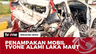 Kondisi Mobil tvOne yang Alami Kecelakaan di Tol Pemalang  Breaking News tvOne [upl. by Sinegold]