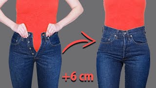 How to upsize jeans in the waist to fit you perfectly  the simplest way [upl. by Myles]