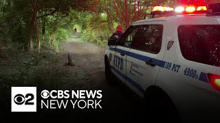 Police searching for man suspected of sexually assaulting 13yearold girl in Queens park [upl. by Anippesuig112]