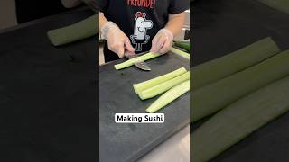 Gurke für Sushi schneiden  Part 6 sushi makingsushi shorts [upl. by Sidonie694]