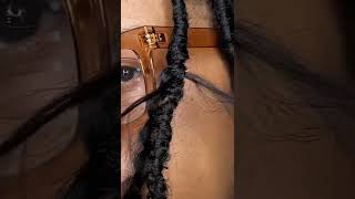 HOWTO Goddess Loc mini tutorial locs tutorial [upl. by Nottarts]