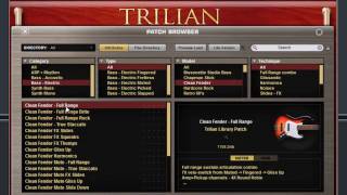 spectrasonics trilian bass module overview [upl. by Yrelbmik]