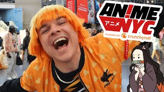 SIMP BREATHING 10TH FORM Zenitsu In Real Life  Anime NYC 2023 [upl. by Okim]