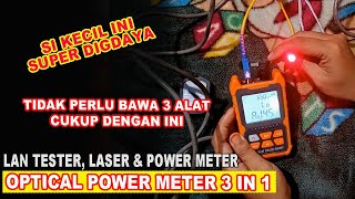 OMP Mini Tri In 1  Bisa Tes 3 Macam Lan Fiber dan laser [upl. by Hcir]