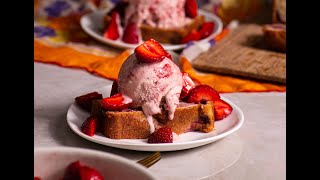 Triple Strawberry Sundae with Macerated Berries shorts [upl. by Bust]