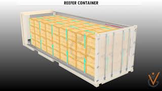 Reefer Container  Air flow  Virtual Guru [upl. by Zeus858]