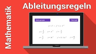 Ableitungsregeln  Kettenregel Produktregel Quotientenregel Potenzregel mit Wurzel  Mathenachhilfe [upl. by Ignacio]