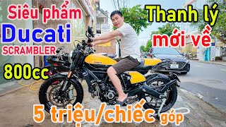 ĐẦU TUẦN THANH LÝ MOTOR DUCATI SCRAMBLER 800 KAWSAKI Z1000 Z800 CB650R CBR650 NINJA400 R15V3 REBEL 3 [upl. by Janka]