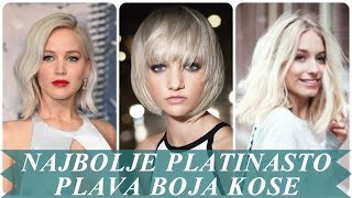 Najbolje platinasto plava boja kose [upl. by Adnolehs679]