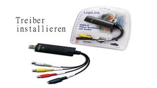 Tutorial  LogiLink USB 20 Video und Audio Grabber Treiber installieren auch für Windows 8 [upl. by Ecirtak455]