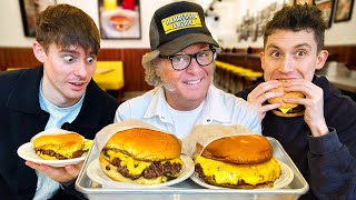 Two Brits try the best Burgers in New York [upl. by Enelyam]