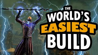 Lazy Sorc  The EASIEST ESO ONE Bar Sorcerer Build for ALL PVE content [upl. by Ahsieit]