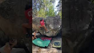 Fontainebleau Bouldering  Action Directe  Assis Fb 7aV6 [upl. by Eibbed]