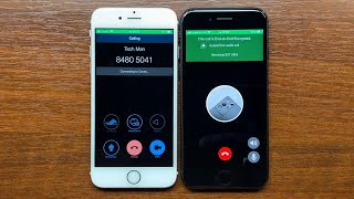 SkyPhone App vs KalamTime Messenger Incoming Call [upl. by Nylac]