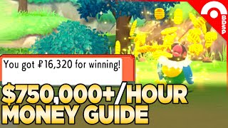 How to Get 750000Hour Money Guide for Pokemon Brilliant Diamond [upl. by Engdahl]