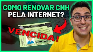 COMO RENOVAR CNH PELA INTERNET RENOVAÇÃO ONLINE  PASSO A PASSO [upl. by Hamer]