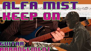 This Riff Blows My Mind Alfa Mist  Keep On Guitar Arrangement [upl. by Eelir]