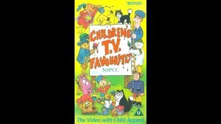 NSPCC Childrens TV Favoruites 1990 Reissue UK VHS [upl. by Silrac]