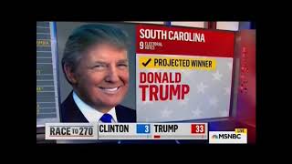 2016 MSNBC Election Night State Calls and Results [upl. by Eberhart175]