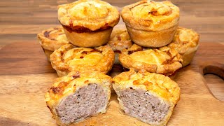 Mini Pork Pies Very easy to make and delicious [upl. by Ivens]