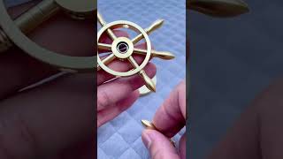 Use brass to create a pilot rudder be your own pilot Pilot Rudder  Brass Crafts  Recommended [upl. by Enidan]