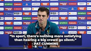 Australian Captain Pat Cummins on Facing India in the CWC 2023 Final [upl. by Pesvoh11]